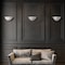 Designers Fountain Monetta 12.5in 1-Light White Contemporary Indoor Wall Sconce with Paintable Ceramic White Shade 6031-WH - alternate 2